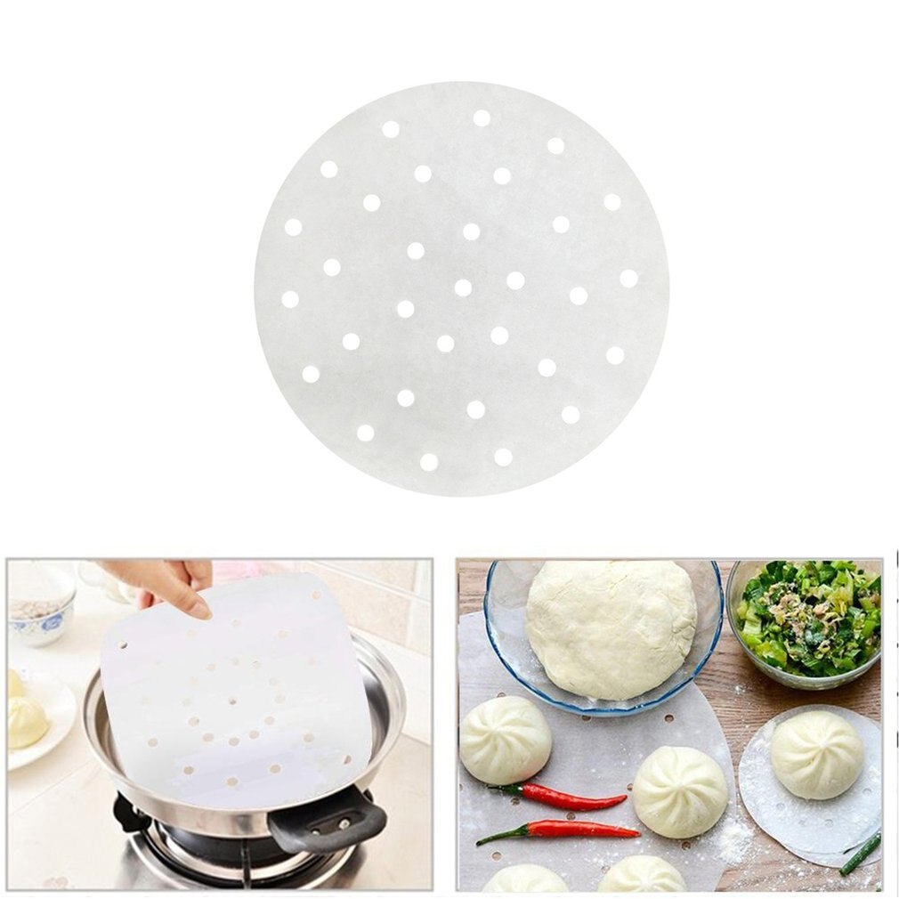 Olie Absorptie Papier Siliconen Olie Papier Keuken Steamer Papier Lucht Friteuse Pad Papier Bakken Olie Papier Oven Papier