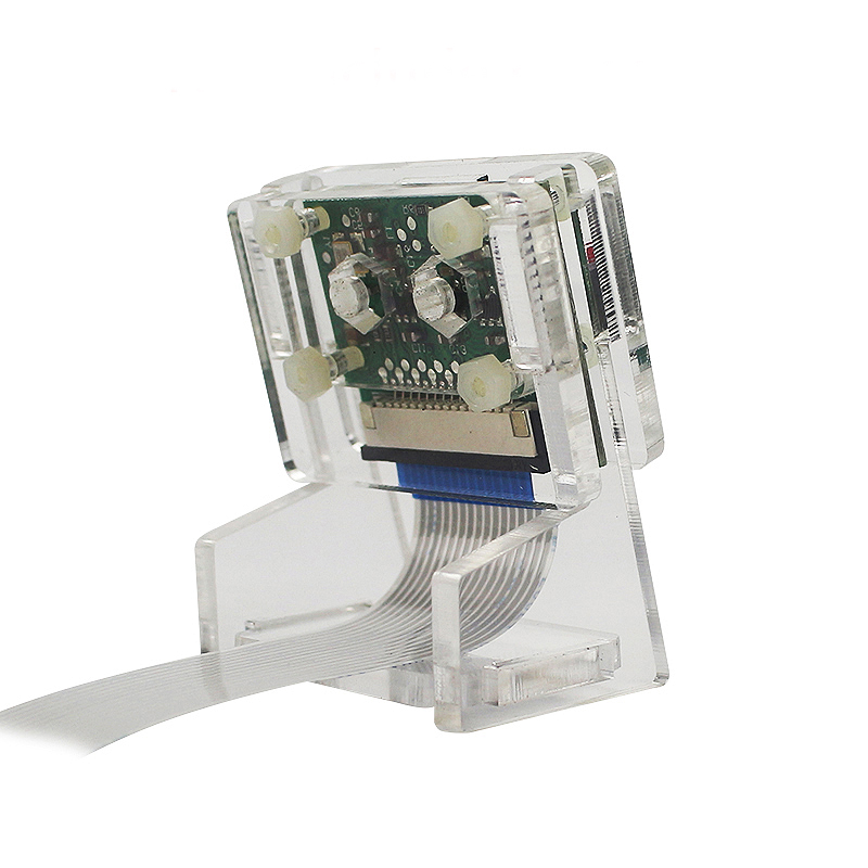 Ov5647 mini kamera akryl hållare transparent webbkamera fäste för hallon  pi 3 kamera: Default Title