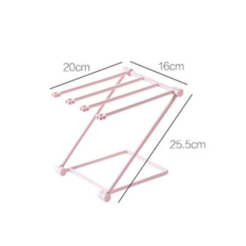 Foldable Drying Rack Shelf Towel Cloth Holder Bathroom Rack Kitchen Storage Organizer