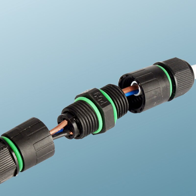 3Pin Waterproof Ip 68 Terminal Wire Connector Ca8-Pg9-3P Quickly Connected 3 Pin Sealed Ip68 Retardant Junction Boxes