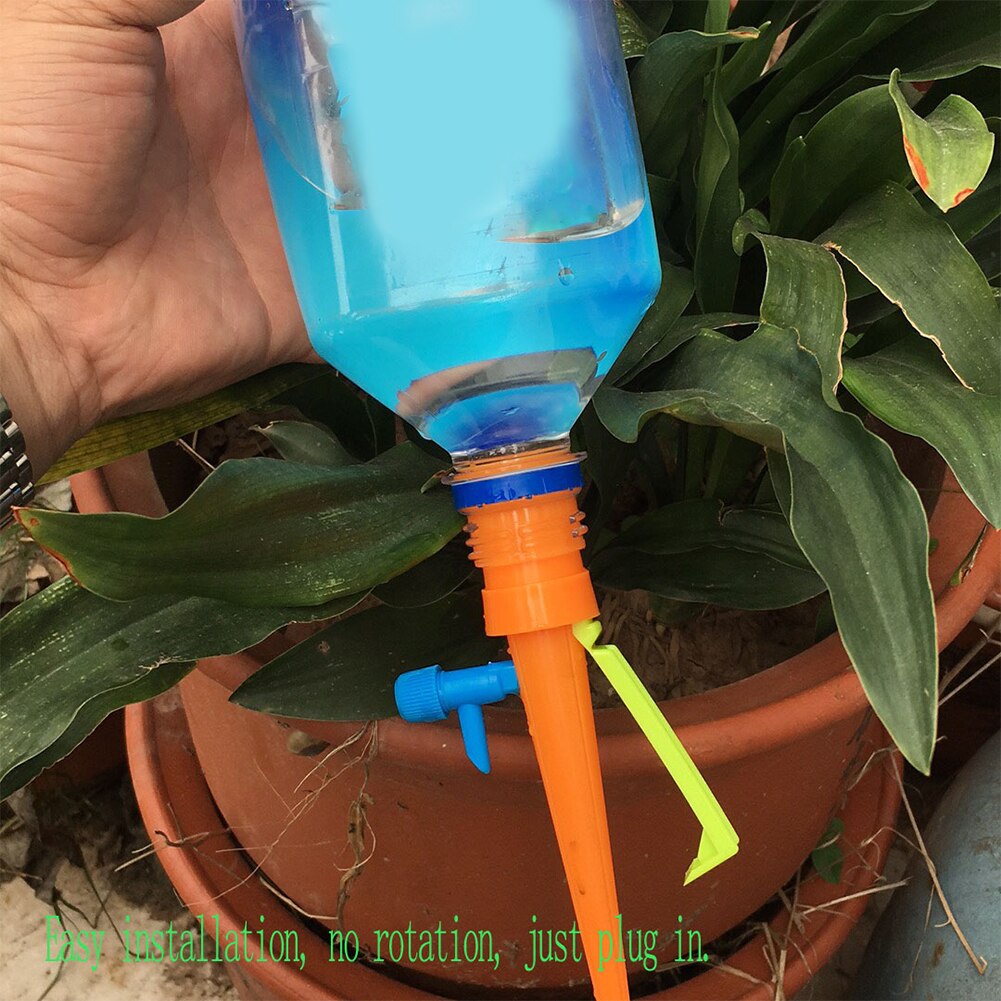 12pcs Bottle Dripper Drip Irrigation System Automatic Waterer Spike for Flower Plants Greenhouse Watering Device Garden Supplies