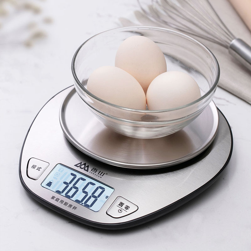 Xiaomi Mijia Xiangshan balance de cuisine électronique EK518 argent pesage précis échelle en acier inoxydable haute précision détection