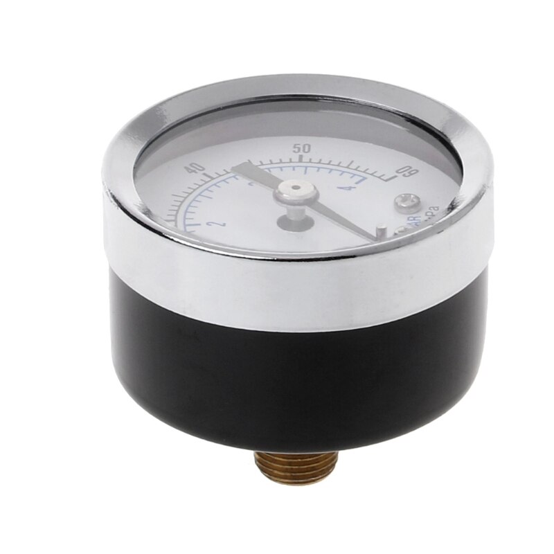 1/8" NPT Air Compressor / Hydraulic Pressure Gauge 0-60 PSI Back Mount 1.5" Face
