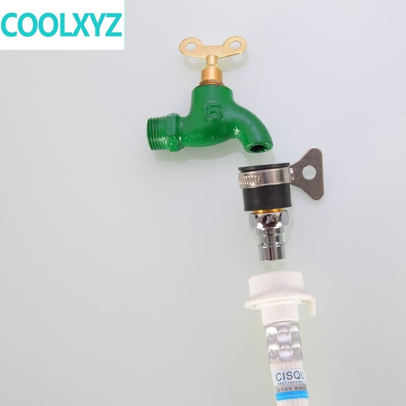 1/2in 3/4in Gewinde waschmaschine wasserhahn auslauf Adapter wasser einlass nippel Schnittstelle Auto waschen anschluss becken gemüse becken