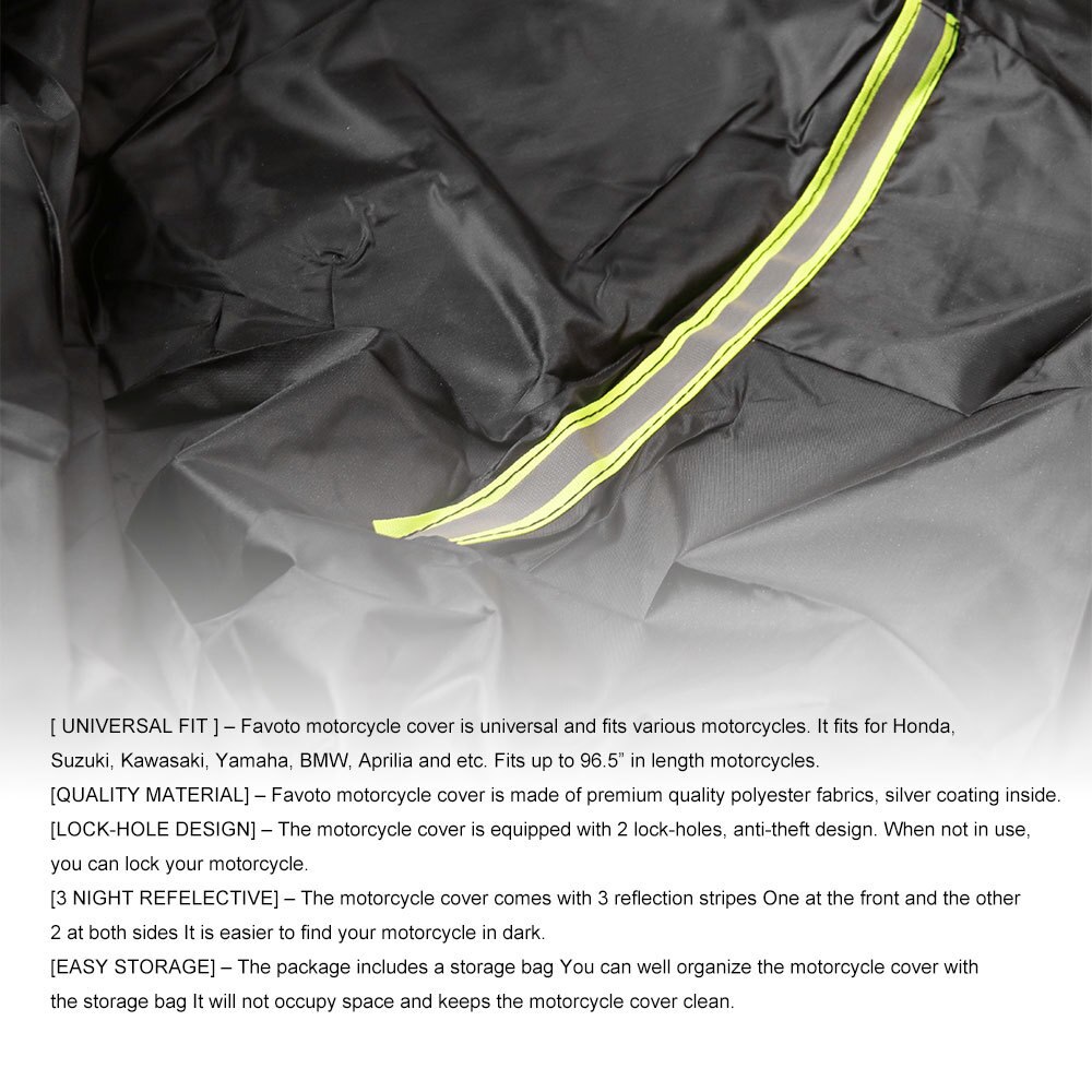 Zwarte motorhoes waterdicht xxl regen stof beschermer 27.00*23.00*7.00cm