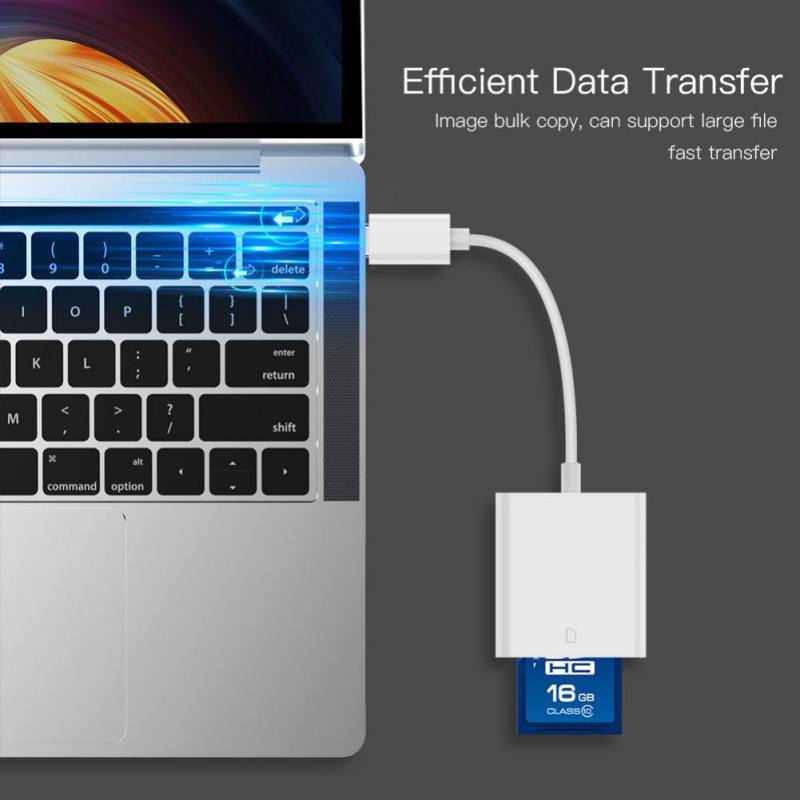 Usb 3.1 Type C Naar Sd-kaart Camera Reader Otg Adapter Kabel Voor Ipad Pro Telefoon Samsung Huawei