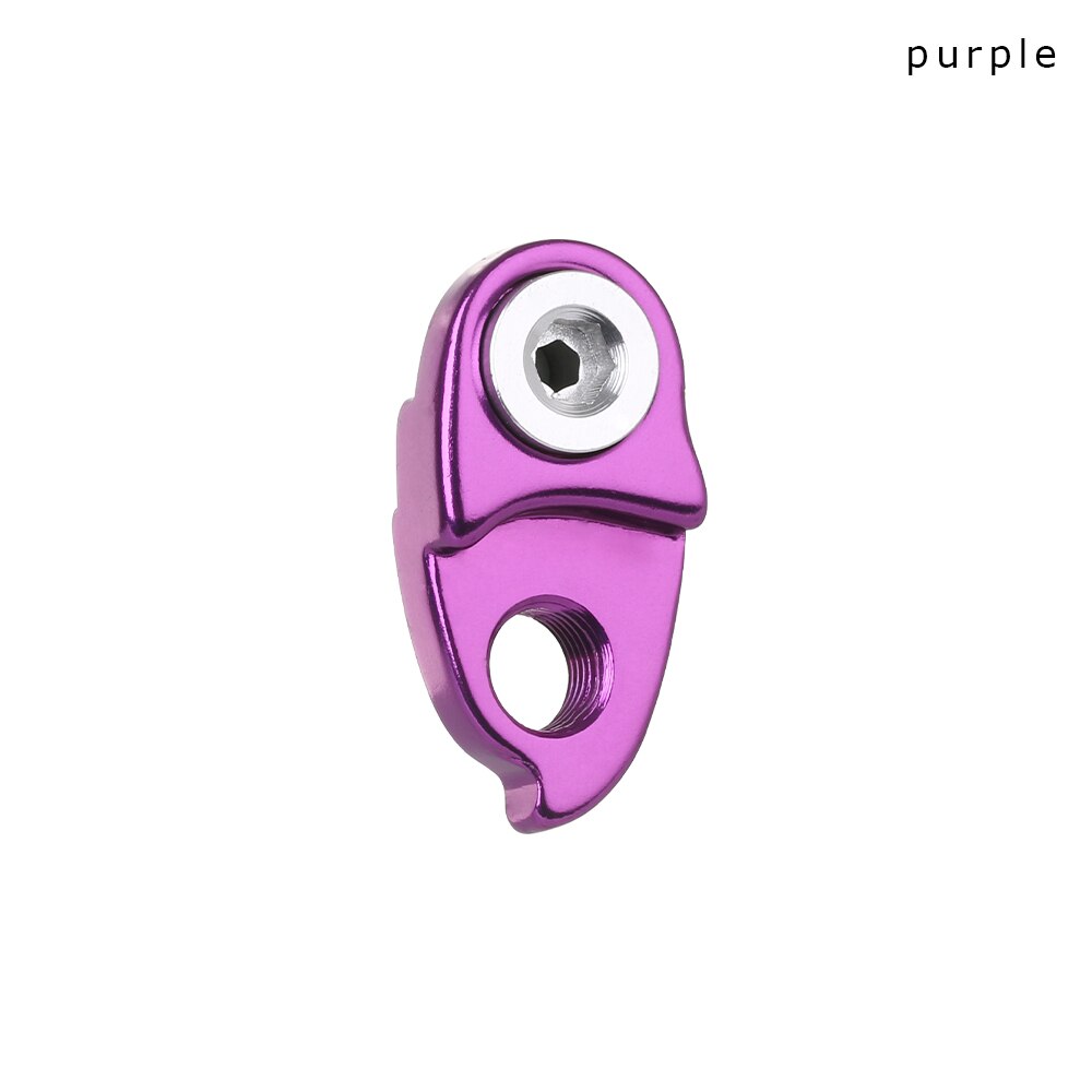 1PC 10/11 Speed Bicycle Rear Derailleur Hanger Extender Aluminum Road Bike MTB Cycling Frame Gear Tail Hook Extender Road Link: Purple 