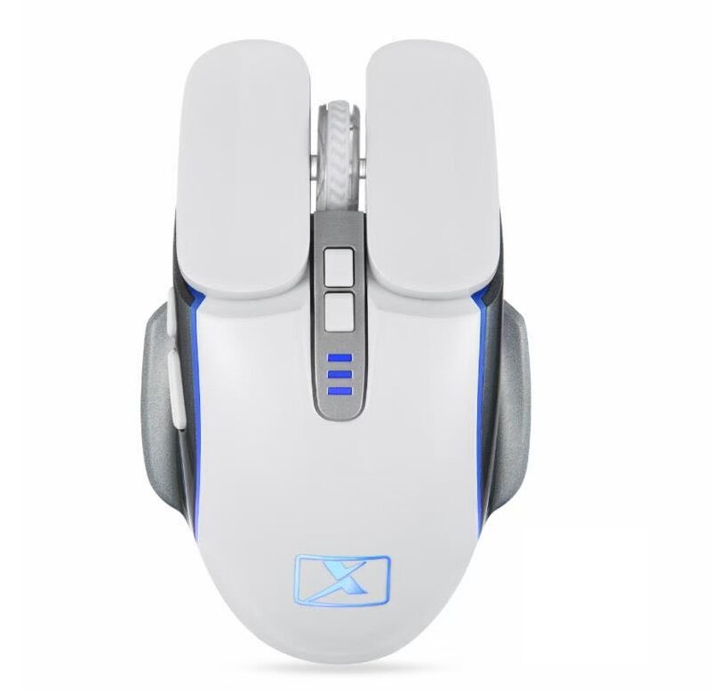 Wireless Gaming Mouse 4-color Breathing Light 2400 DPI Ergonomic 6 Keys RGB LED Mouse Rechargeable Wireless Mouse