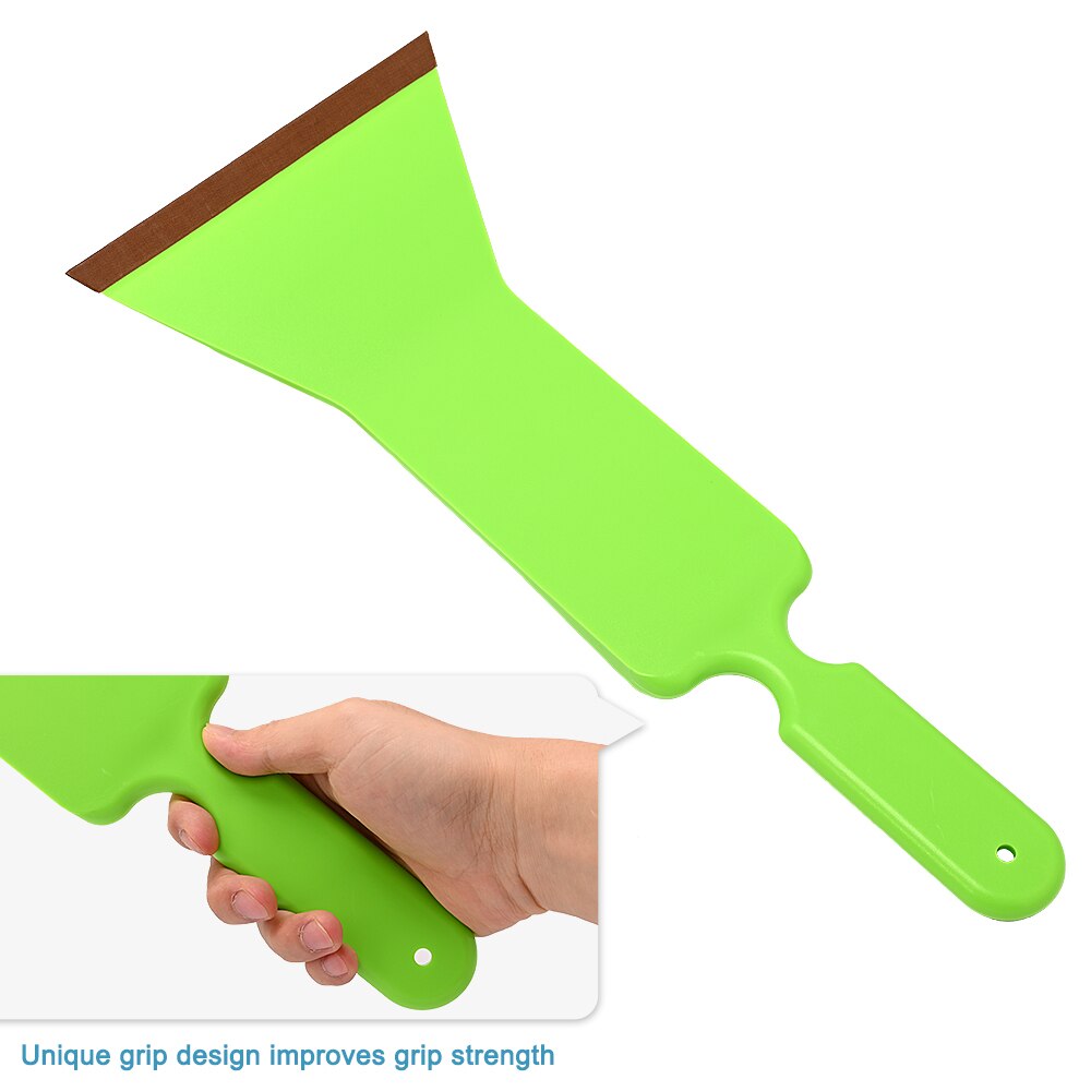 Foshio Raam Verven Glas Schraper Ptfe Vilt Rand Voorruit Carbon Fiber Vinyl Wrap Zuigmond Wasstraat Reinigen Bulldozer Tool