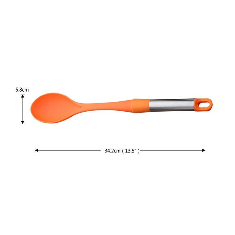 Upspirit Nylon Soup Spoon Unbreakable Ladle Scoop Rice Food Tea Coffee Serving Spoons Dinnerware Kitchen Dining Tools Tableware