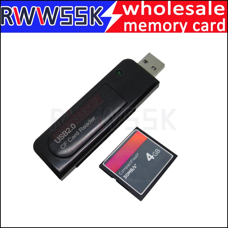 LED High Speed CF Card Reader Compact Flash USB 2.0 for Machine Tool PC Computer Laptop CNC Reader Adapter