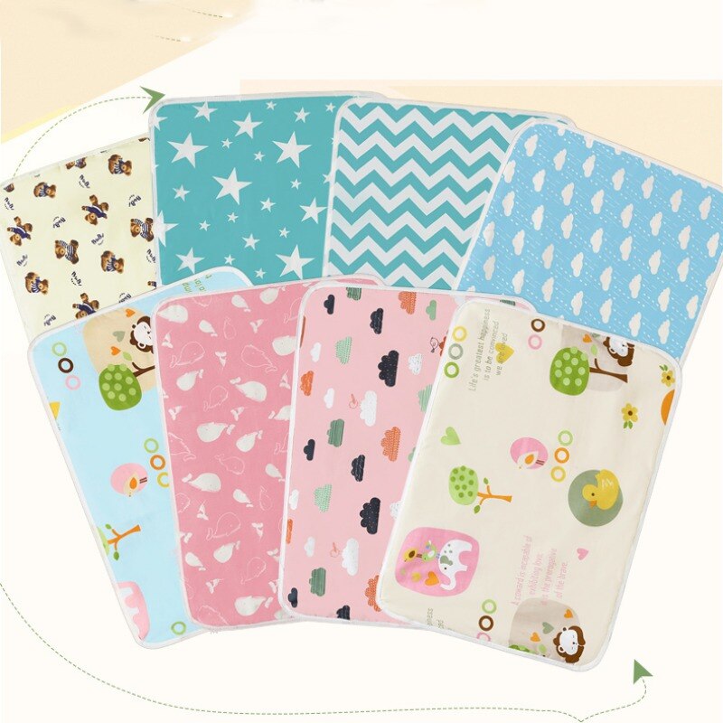 Baby Infant Washable Diaper Pads Nappy Urine Mat Kid Waterproof Bedding Changing Pads Covers