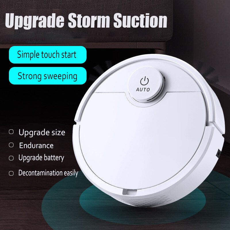 Touch switchIntelligent Lazy Robot Wireless Vacuum Cleaner Sweeping Vaccum Cleaner Robots Carpet Household Cleaning Machine