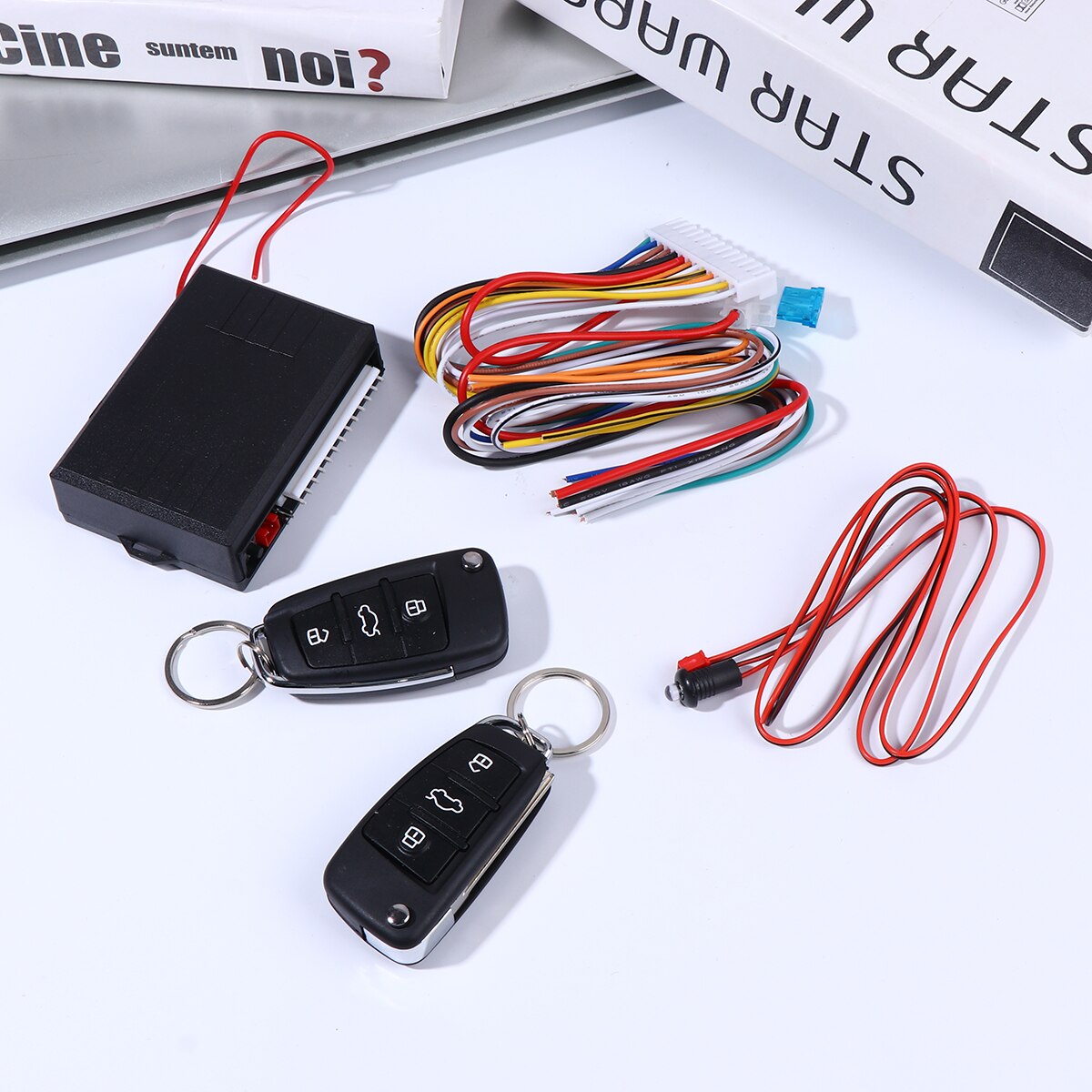 1 Set Car Switch Lock Car Alarm Device Set Guard Against Theft Car Lock Car Locking System Kit For Vehicle Car Keyless Entry Kit