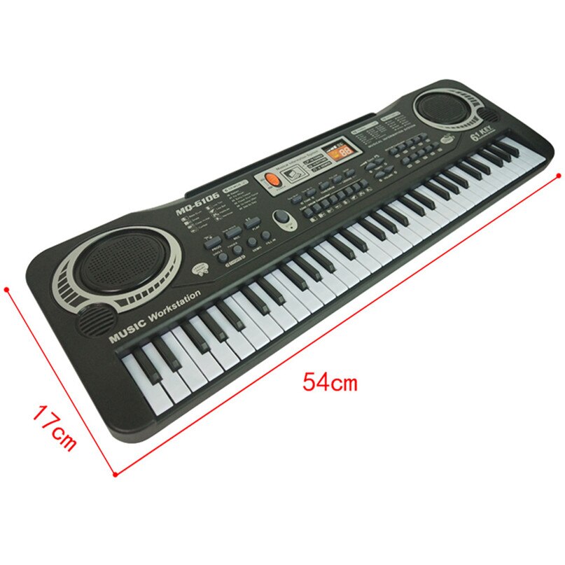 61 smakebit digital musikk elektronisk tastatur nøkkelbrett elektrisk piano låve eu plugg  #40 d 17