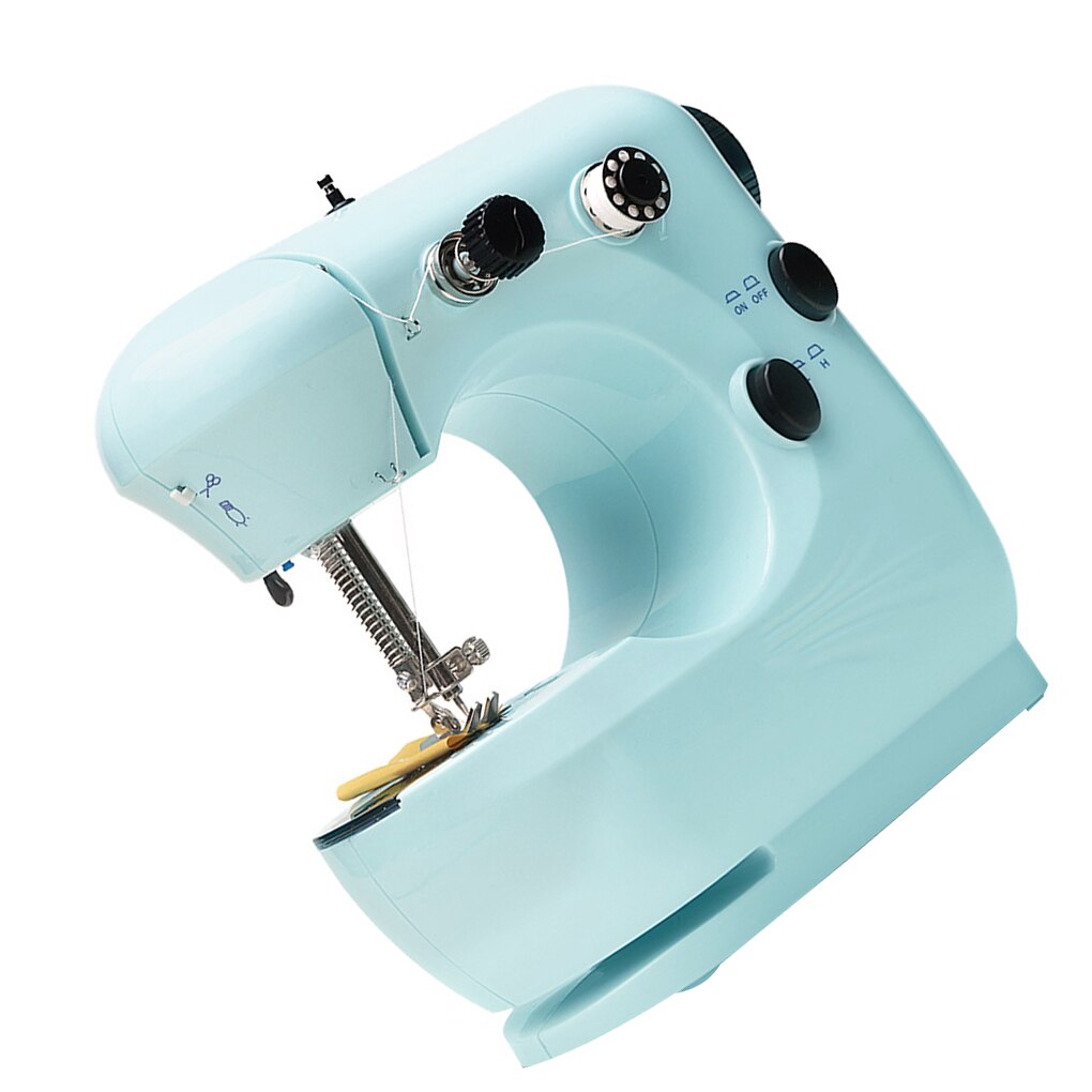 Mini Electric Sewing Machine Portable Household Sewing Machine Beginner Tailors Crafting Mending Machine EU Plug/US Plug