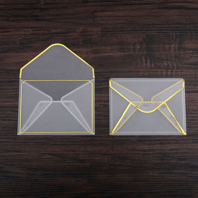 20pcs/set Transparent Paper Envelope Stamping Print Thicken Paper Envelope for Wedding Letter Invitation Scrapbooking: 20pcs clear