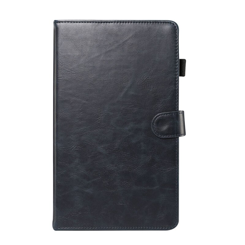 Leer voor huawei mediapad  m5 10 pro 10.8 " flip stand smart case voor huawei mediapad  m5 10.8 cover tablet pc shell: Donkerblauw