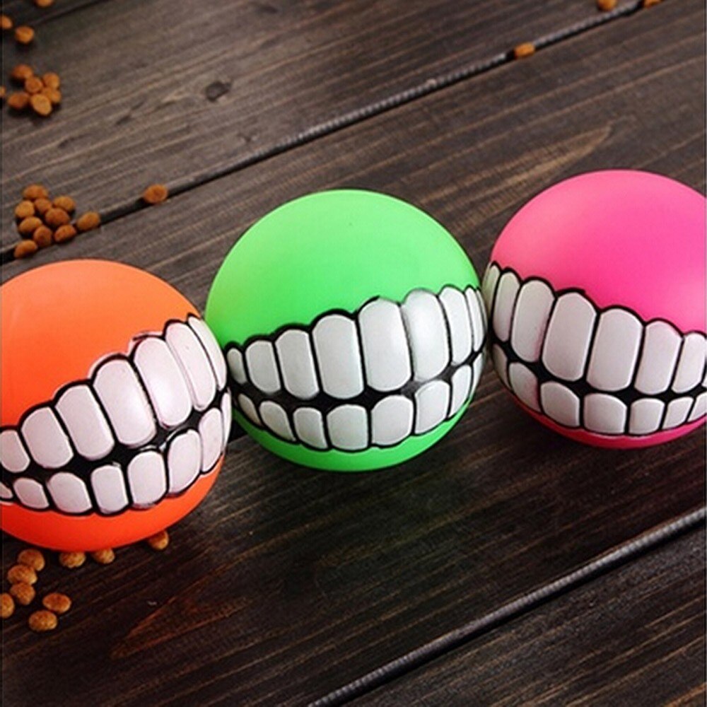Geluid Bal Hond Puppy Piepende Speelgoed Piepend Ball Funny Toys Ontwijken Lijm Bal Tanden Jouet Chien Honden Speelgoed: Default Title
