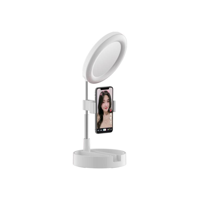 G3 Ring Licht Vouwen Geïntegreerde Ring Licht Invullen Telefoon Live Fotografie Ondersteuning Led Camera Selfie Licht Statief Lamp: 03