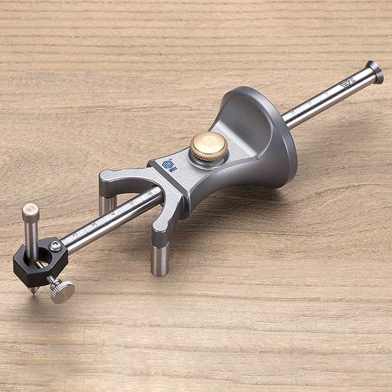 Carpenter Straight Line Arc Curve Scriber Parallel Measuring Tool Woodworking Dual-purpose Drawing Line Square Marker