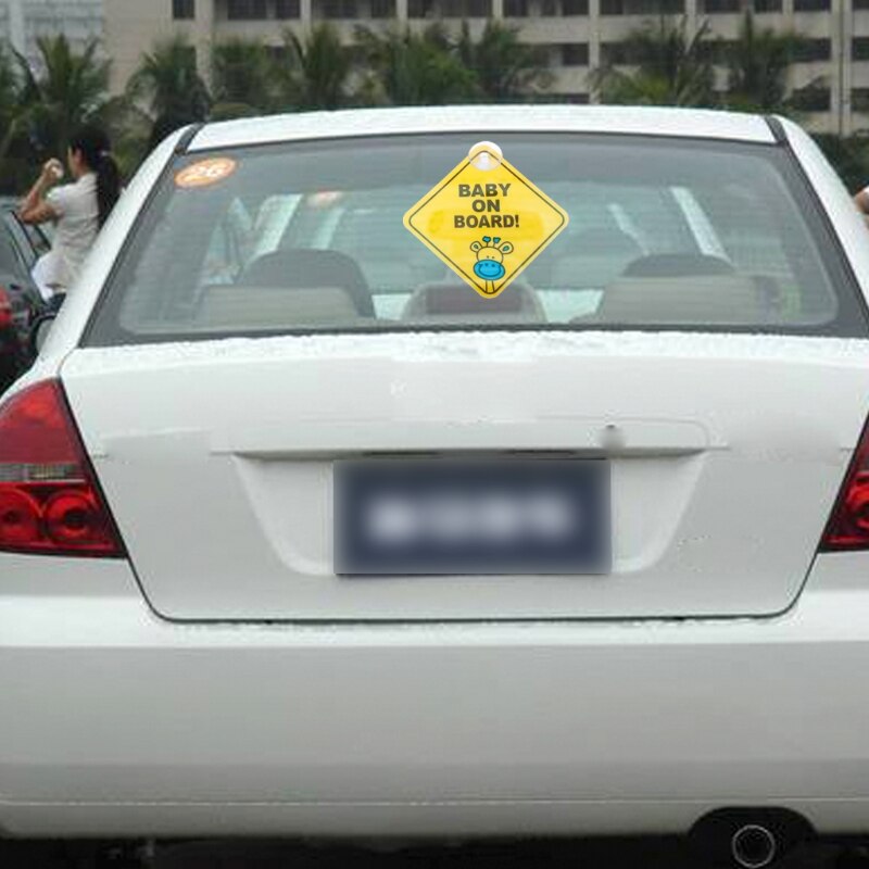 BABY ON BOARD PVC Suck Warning Mark Sign Sticker Car Window Safety Notice Board 781B