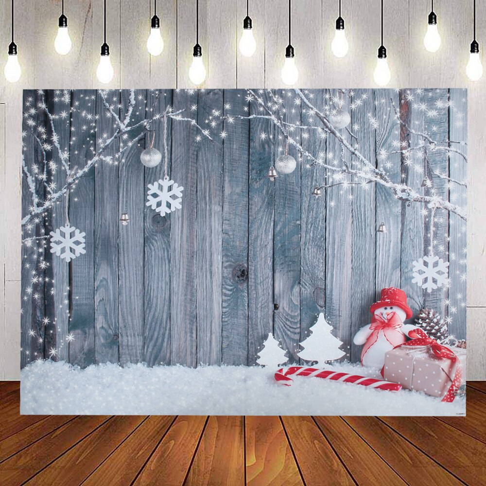 Jul baggrund foto baggrund vinter sne stjerne klokke vinyl fotografering baggrund fotostudie fotofon: Myntegrøn