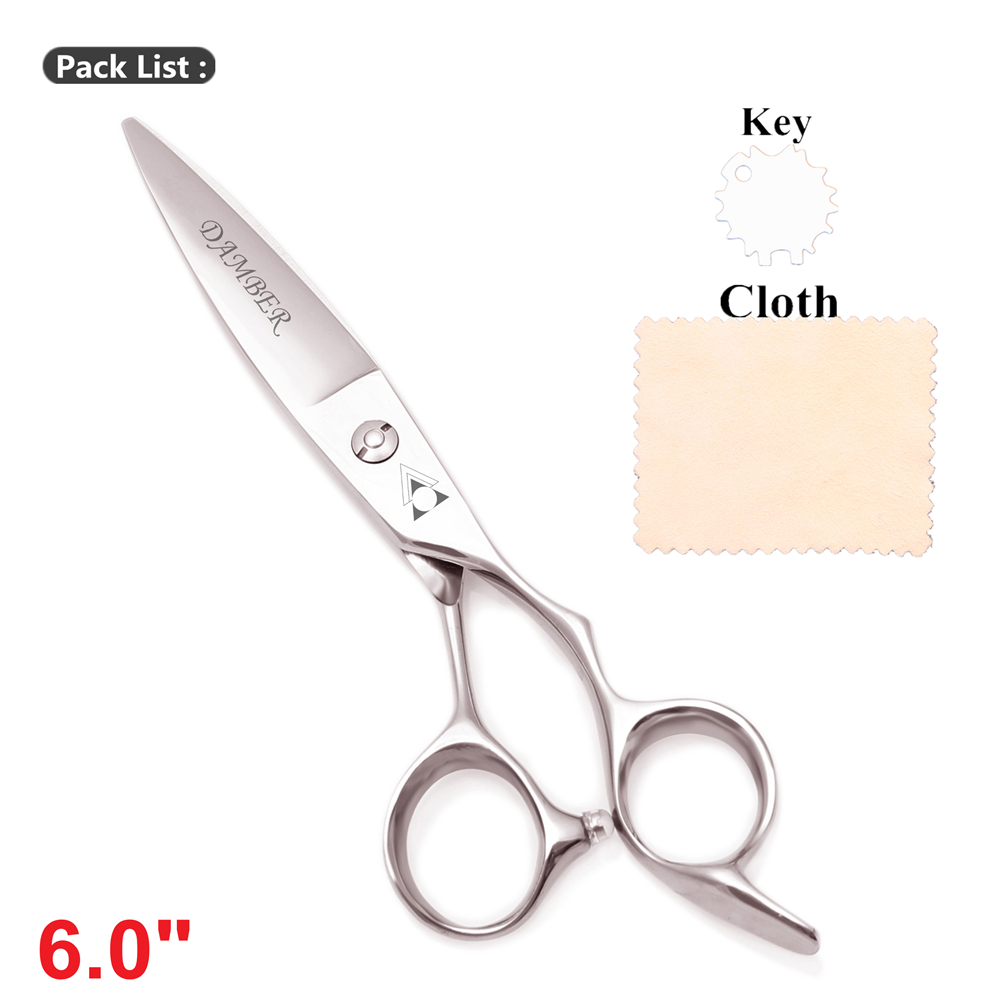 Ciseaux professionnels de coiffure de , 6.0 ciseaux amincissants pour barbier, coupe en acier japonais 440C 9022 #: 9022 Yin Ping 6.0