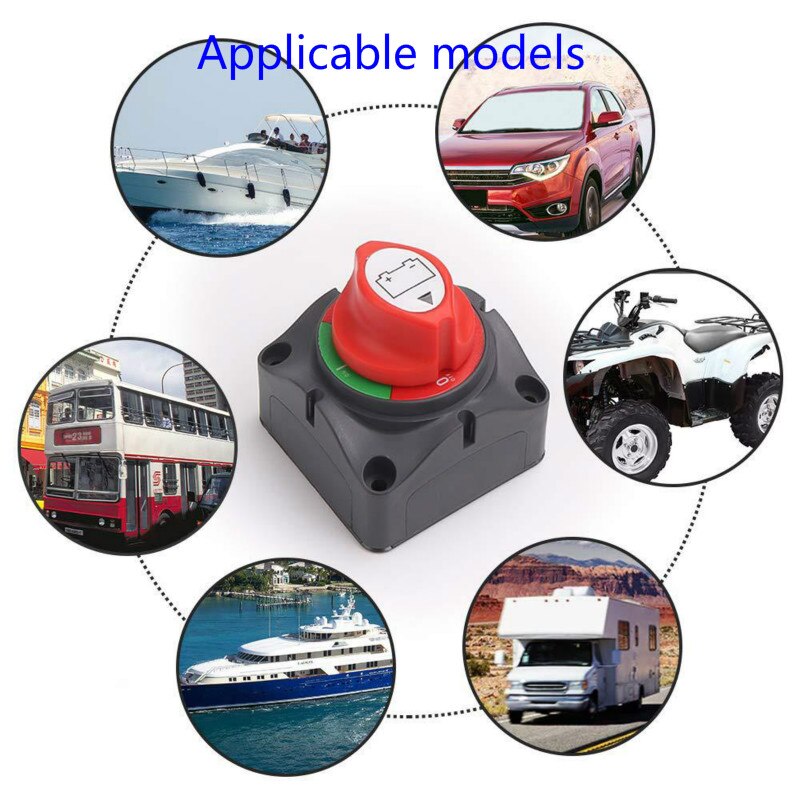 12V 24V 48V High Current Car Battery Switch battery selector switch Battery Selector Isolator power switch for Yacht