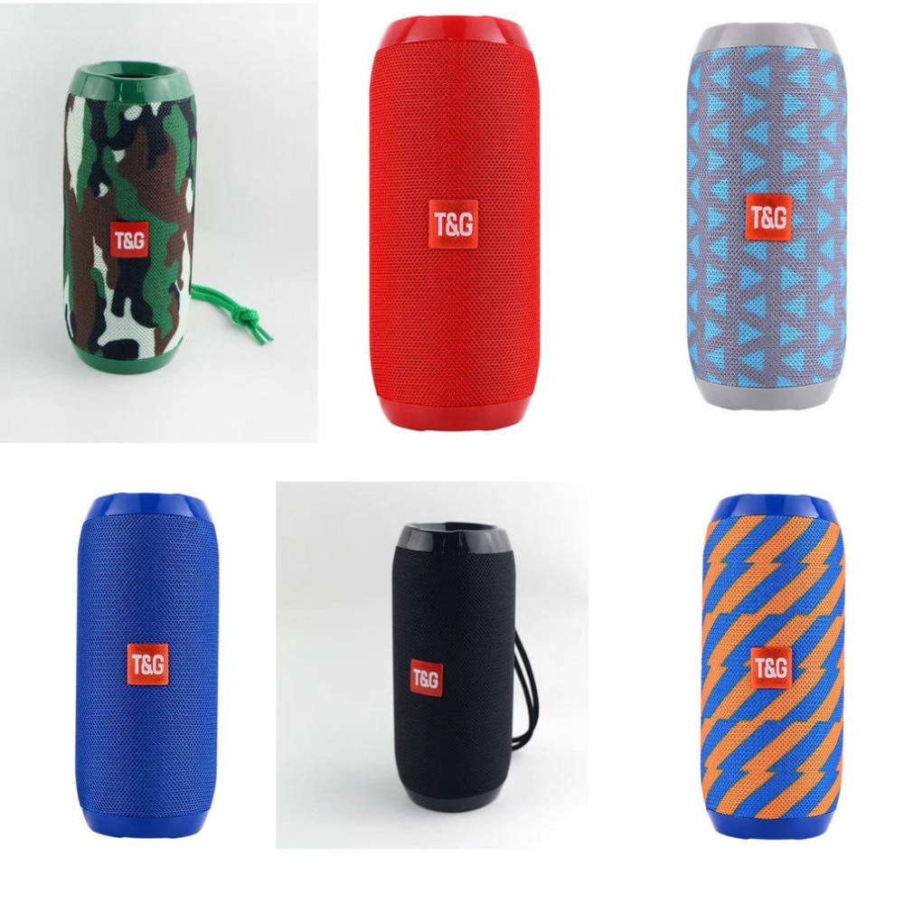 Bluetooth Wireless Speakers Waterproof Stereo Column Portable Speaker with Mic FM Radio MP3 Bass Sound Box