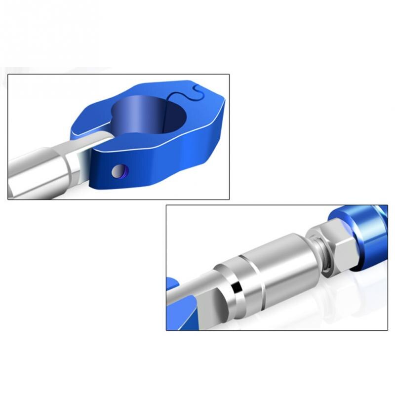 Barre transversale réglable d'équilibre de moto 7/8 "22mm guidon renforcer la barre de levier