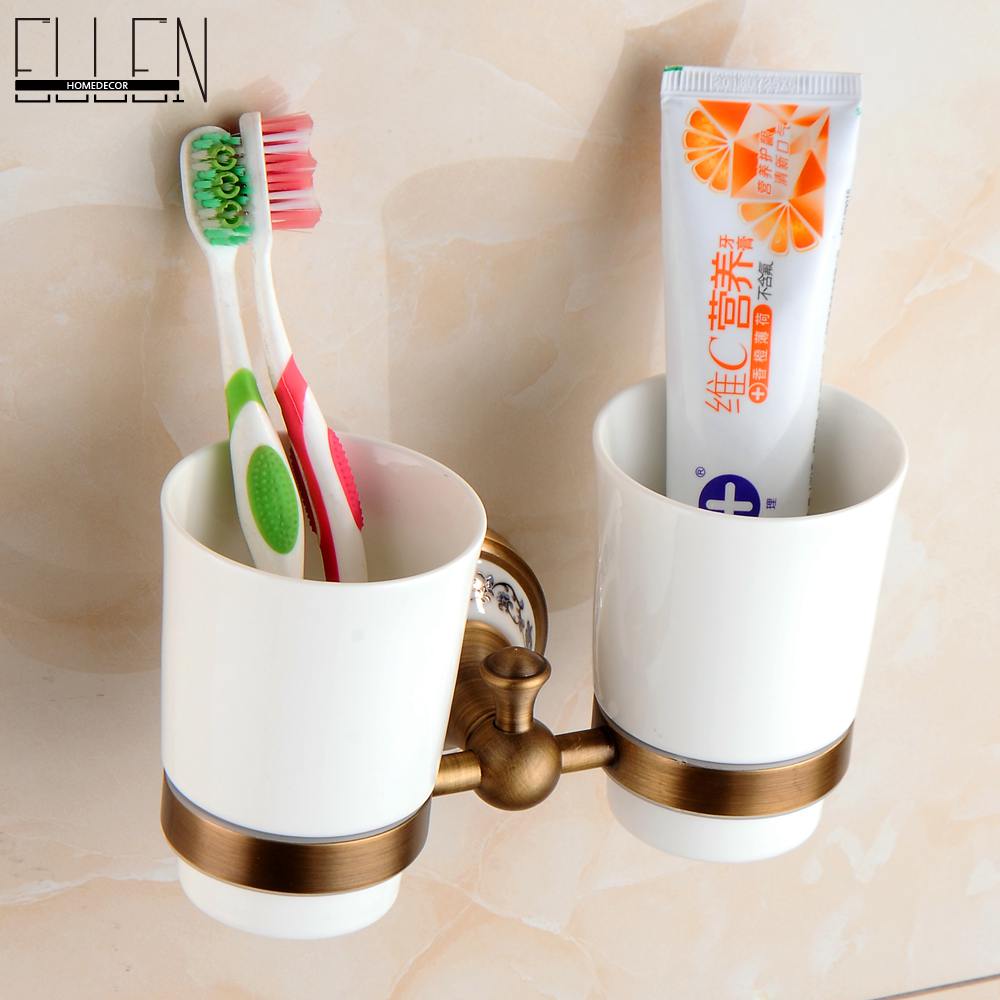 Vidric Antique Bronze Bathroom Accessories Sets Towel Shelf Towel Holder Toilet Paper Holder Rove Hook Ceramic Bathroom Products