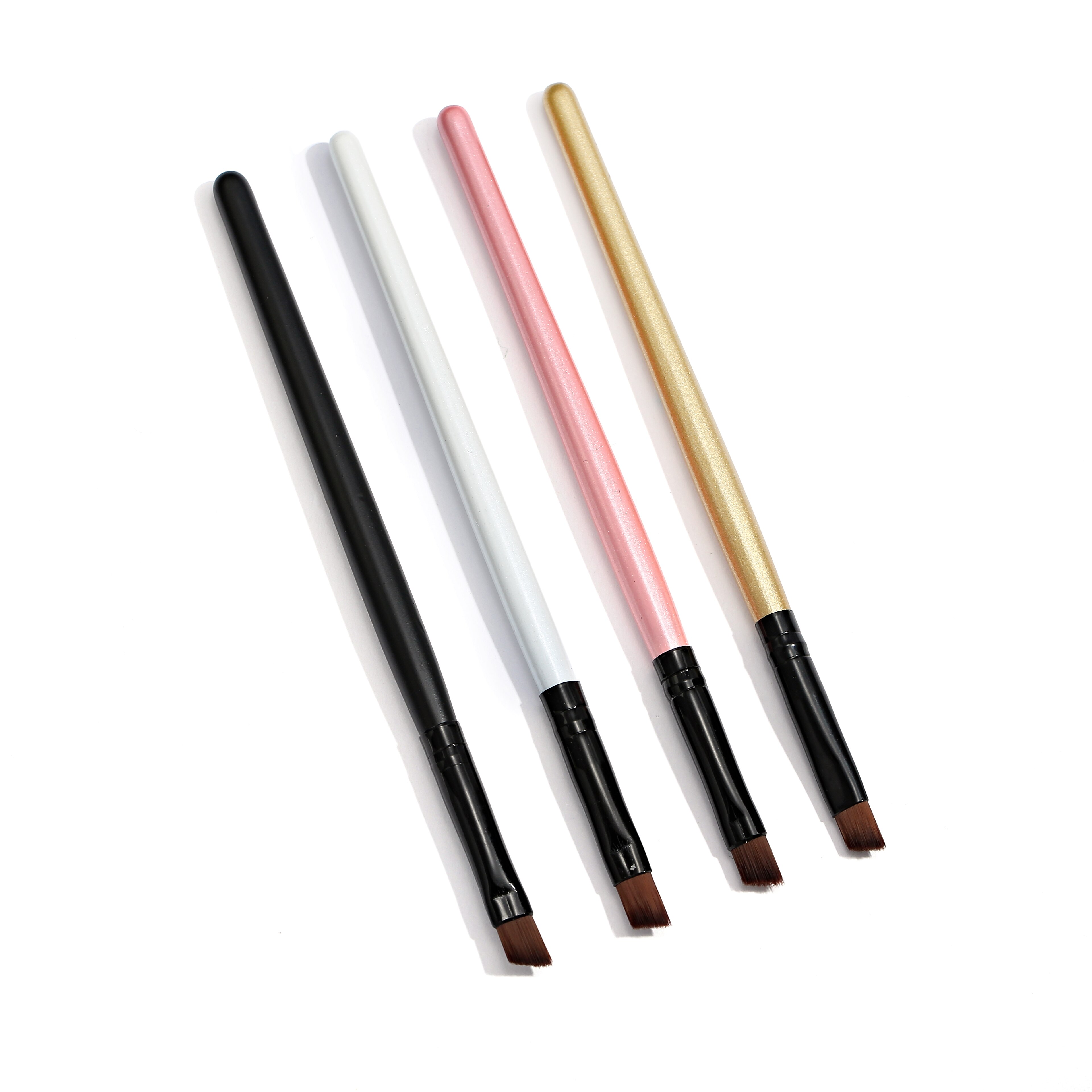 Juego de brochas para cejas, conjunto de 3 unidades de brochas para ojos, máscara de sombra de ojos, pinceles para mezclar, pinceles de maquillaje H517