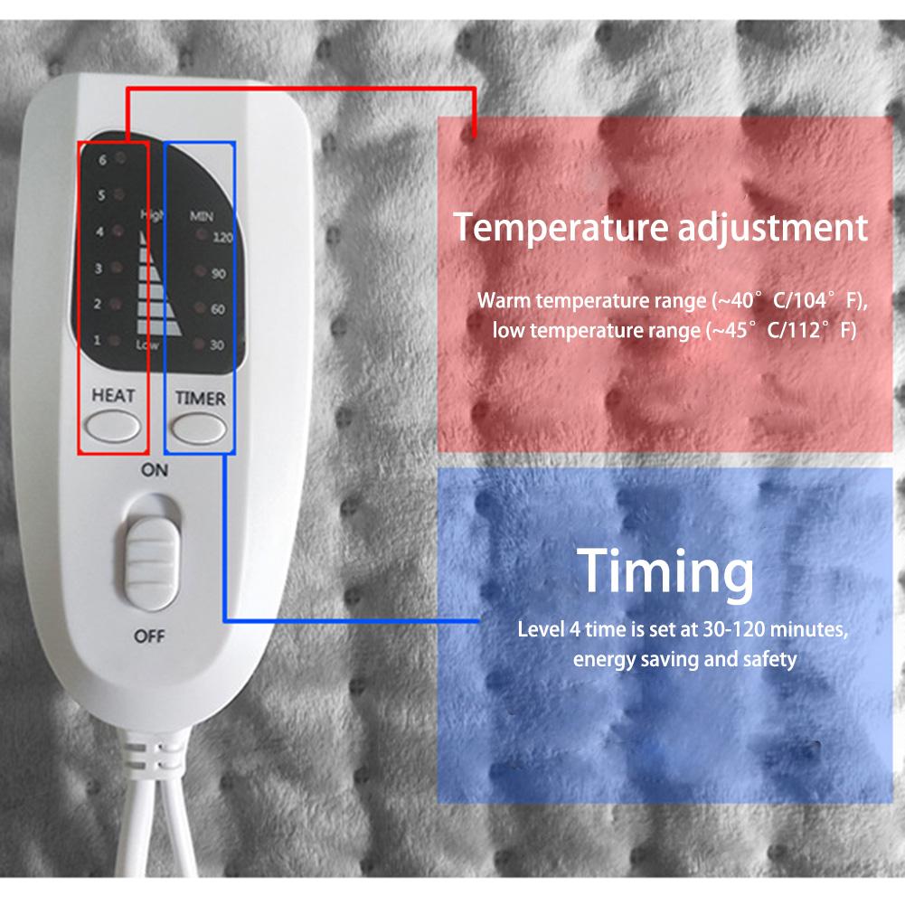 Physiotherapy Heating Pad Electric Blanket Fast Relief Pain Relax Muscle Temperature Dimming Damp Dry Heat Therapy Neck Abdomen