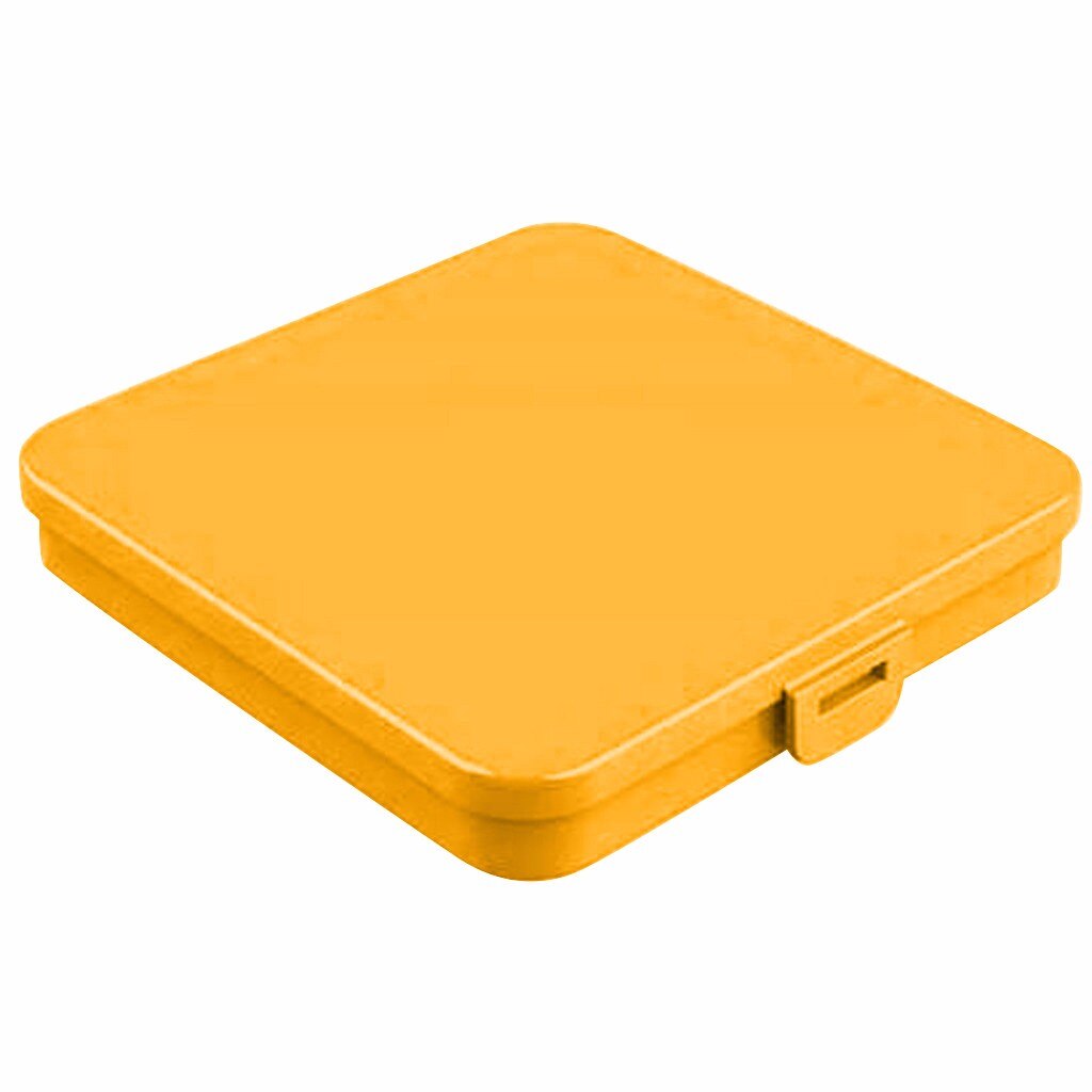 funda mascarilla Portable Face Masks-Keeper Storage Clip Foldable Organizer Storage Folder Clip mask case estuche mascarilla 1pc: Yellow