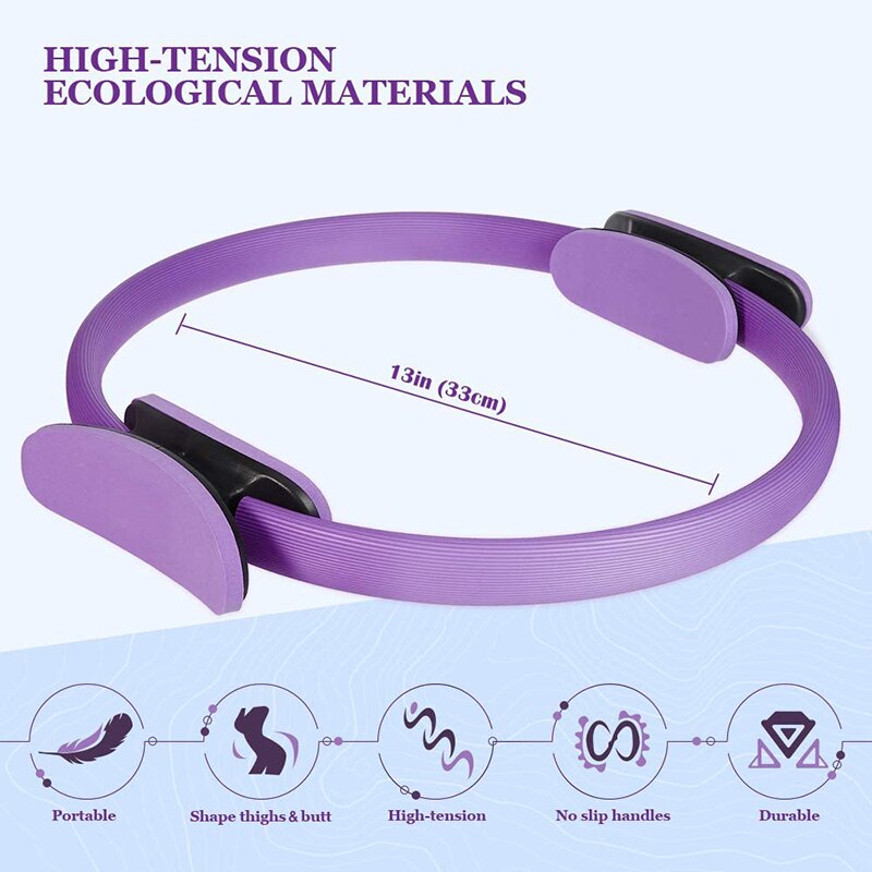 Yoga Pilates anneau magique enveloppement minceur musculation formation robuste PP + NBR matériel Yoga cercle