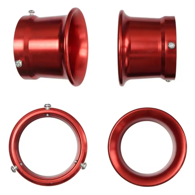 Filtro de aire Universal para carburador de motocicleta, 50mm/55mm, copa de viento para bocina, PE28 modificado, 30mm, PWK 21 24 26 28 30mm: Plata