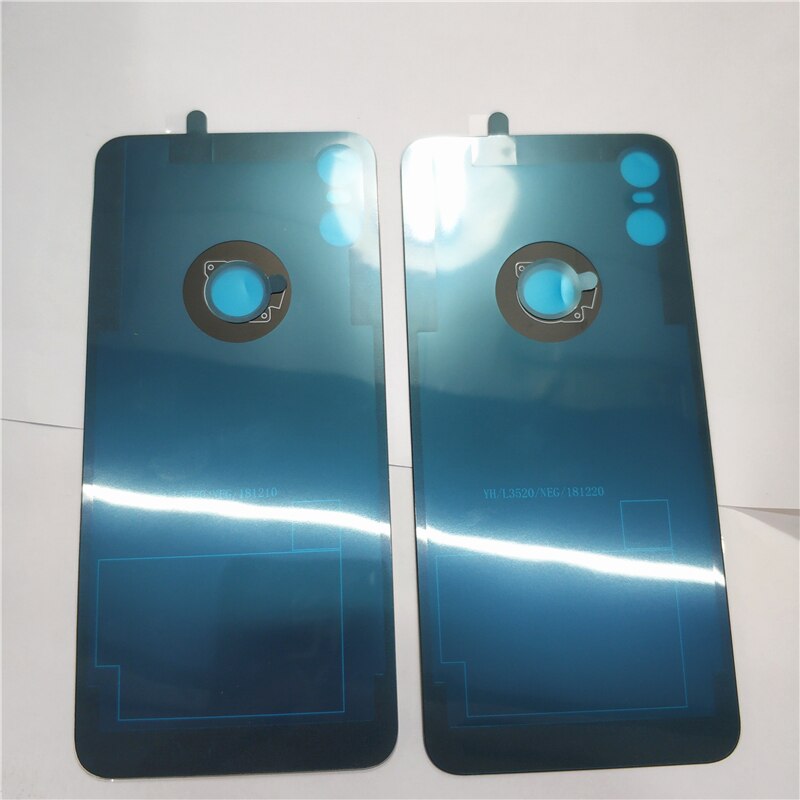 Voor Motorola Moto Een P30 Spelen XT1941 Terug Glazen Behuizing + Lijm Achter Kristallen Paneel Plaat Batterij Deksel Shell voor Moto Een