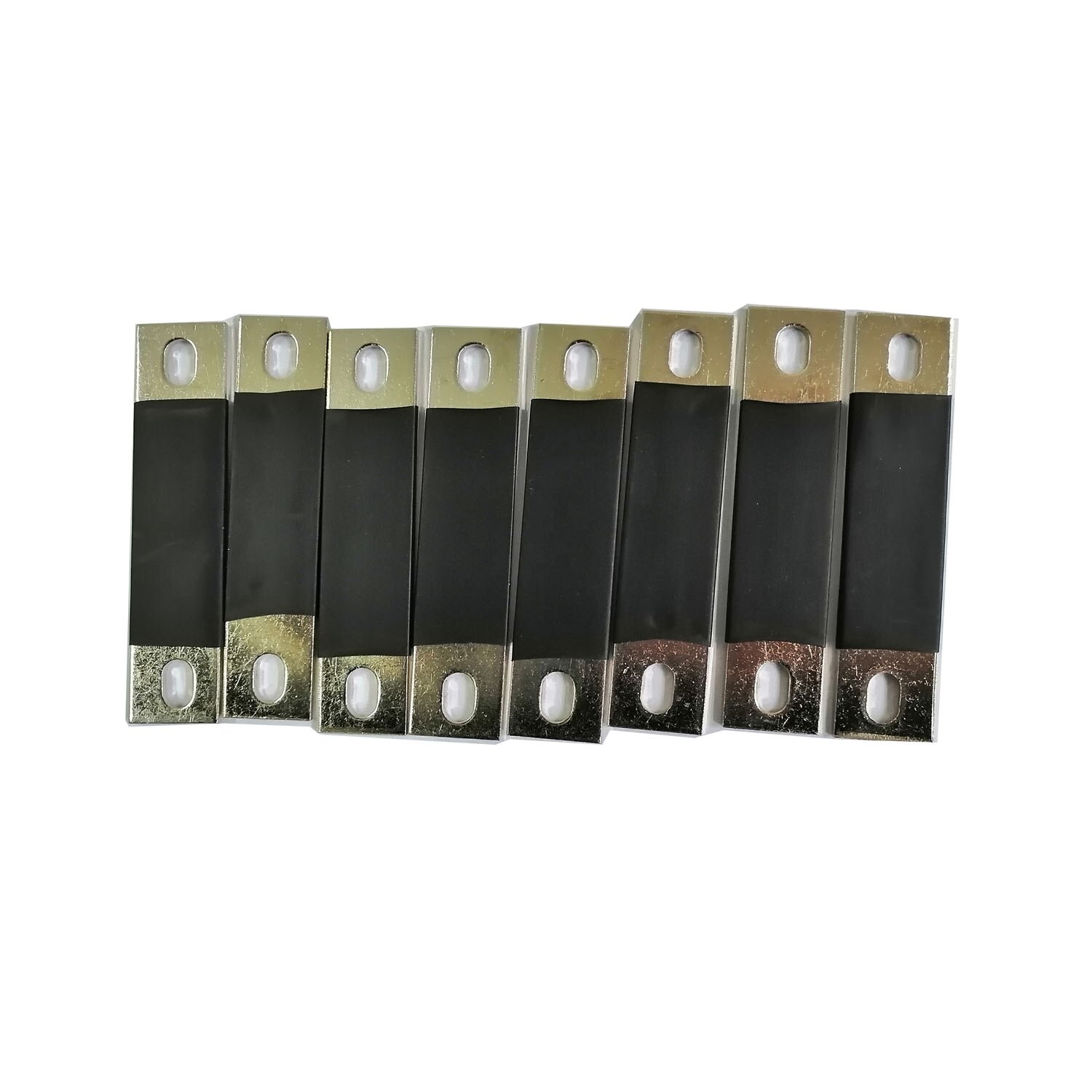 8 stk ren kobber forniklet samleskinner til litium 3.7v 3.2v lifepo 4 batterikontakt antioksidasjon til 200ah 2mm tykk