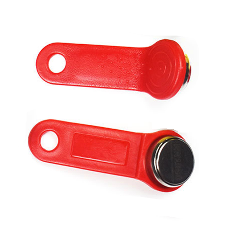 5pcs/Lot Rewritable RFID Touch Memory Key, RW1990 IButton,Copy Card, Sauna Key: Red