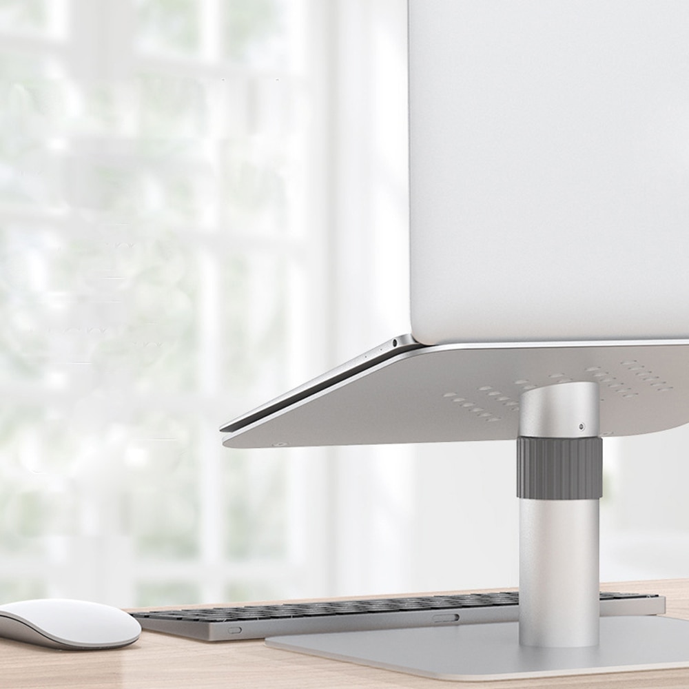 Laptop Stand Aluminium Legering Koeling Computer Standhouder Lift En Draai Verstelbare Sterke Stabiliteit Voor 11-17 Inch laptop