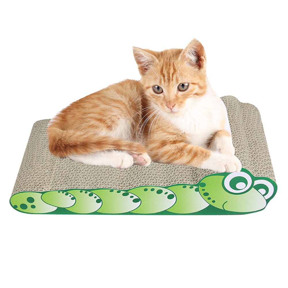 Cat Scratch Board Corrugated Paper Funny Cat Toy Teeterboard Seesaw Scratcher Claws Care Board Cat Scratch Sleeping Playing Mat