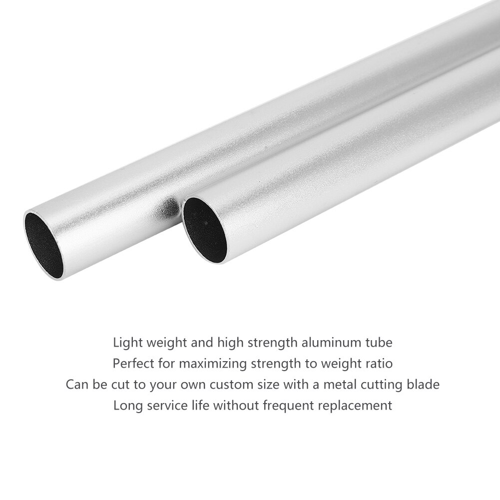2 kpl/pakkaus alumiiniputki pyöreä putki korkea tarkkuus 6061 suoraa letkua itse tehtävissä teollisuusrobotin osissa 220 x 15.7 x 14.3mm