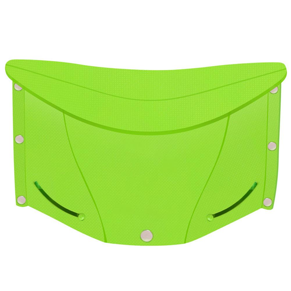 Folding Stool Multifunctional Portable Basket Heavy-duty Plastic Chair for Indoor and Outdoor Activities Use: Green