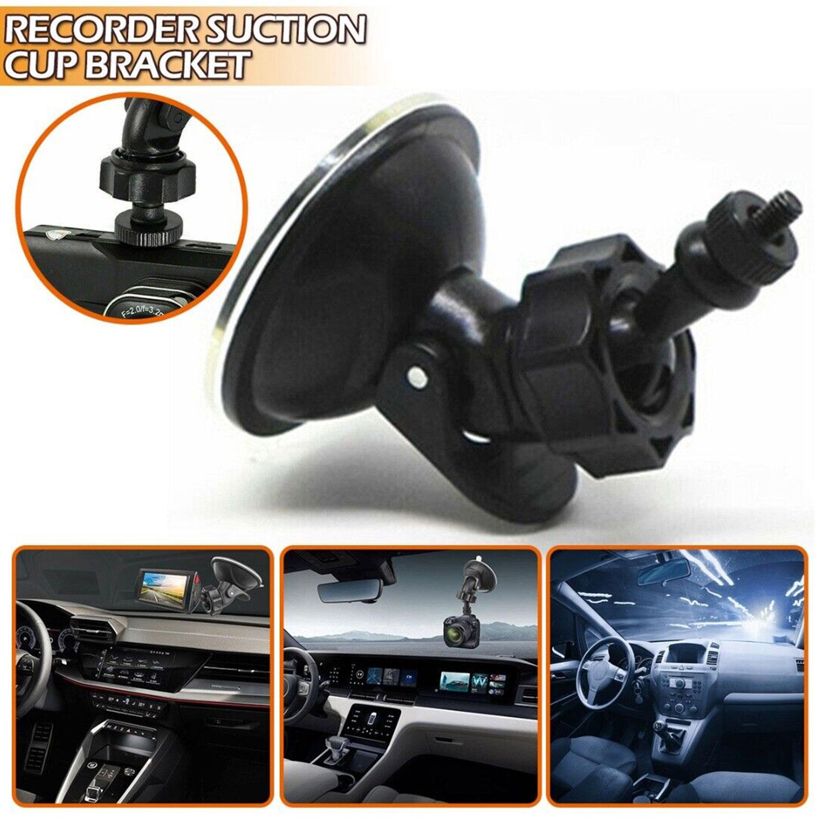 Auto DVR Mount Houder 4mm Schroefkop Voertuig Recorder Beugel GPS Cup DV Houder Sucker Beugel Zuignap Camera DVR W9P5