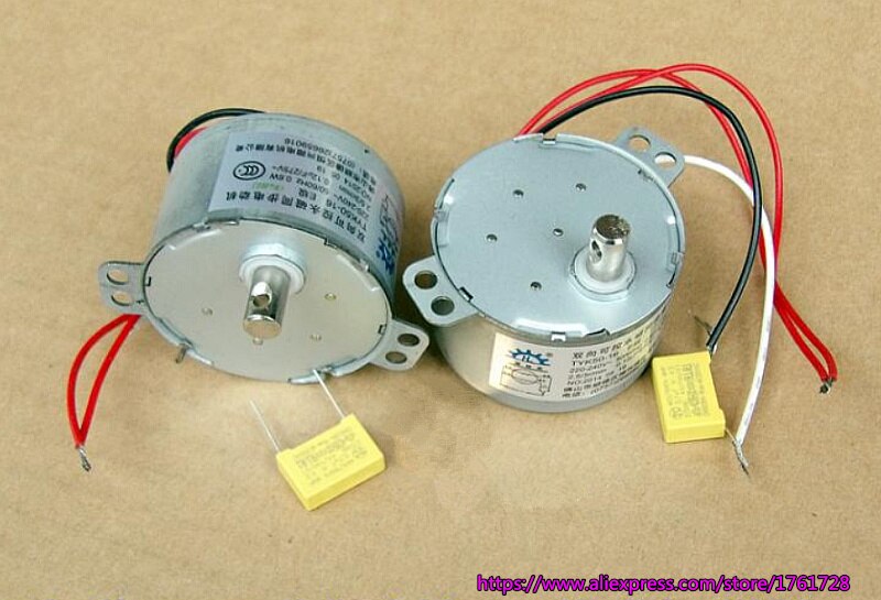 Diameter 50mm 50KTYZ Permanent magnet synchronous motor 220V 2.5RPM 0.6W AC motor low noise ~