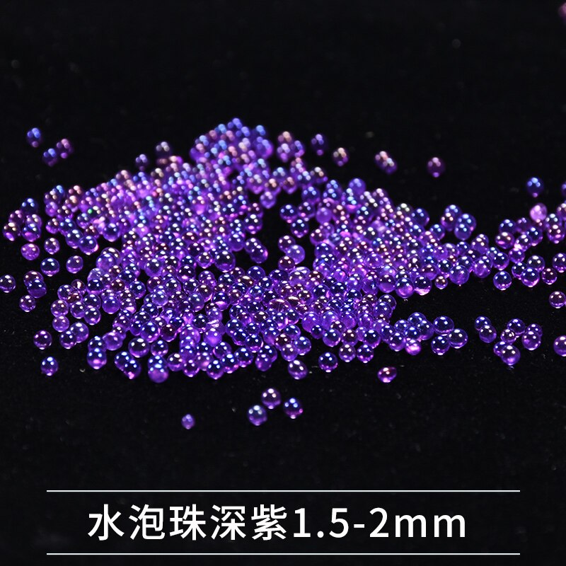 Gør-det-selv boble perler boble perler fyld krystal perler kviksand og smykker fyldmaterialer: 1.5-2.0mm d