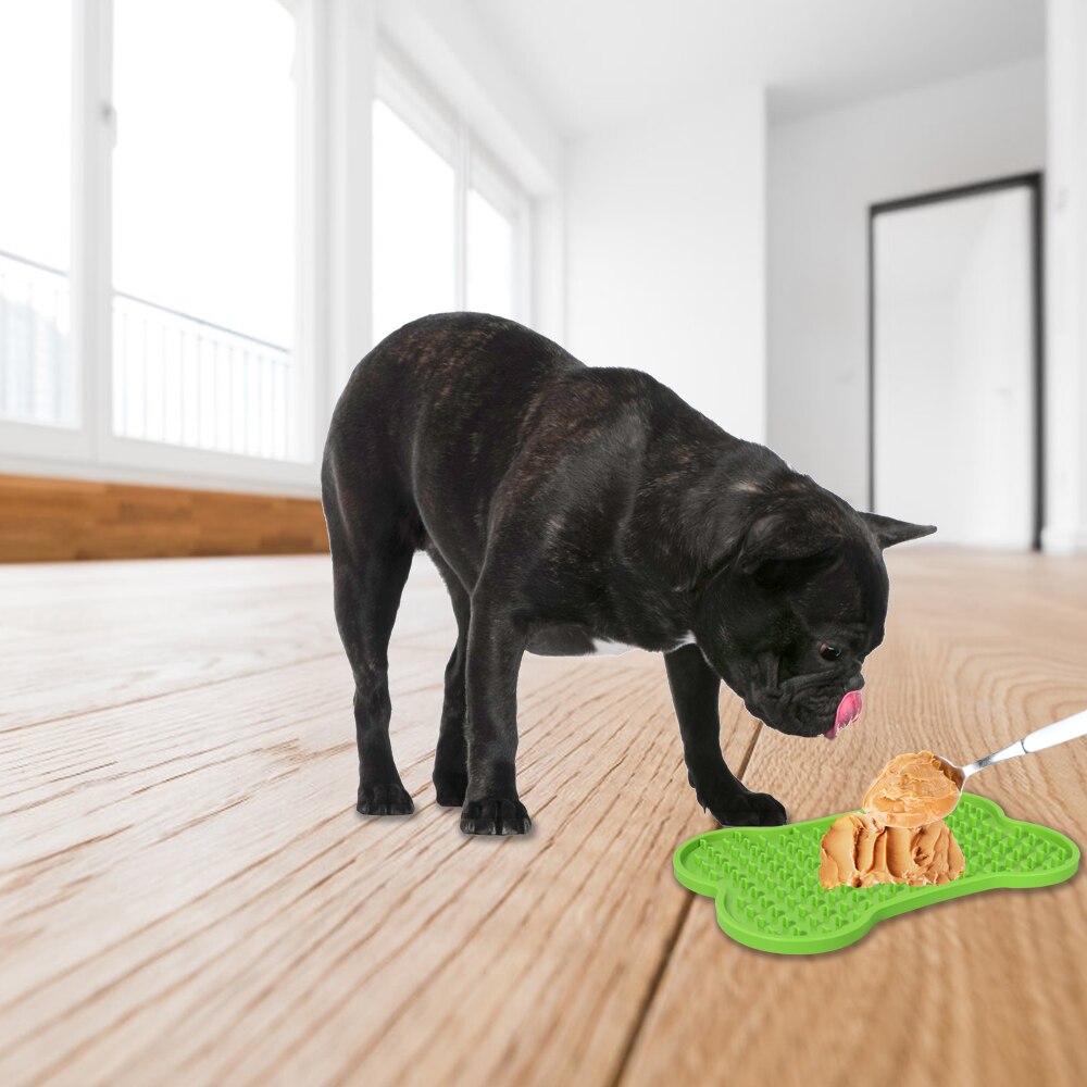 Upsky sød hunde føder slikke måtten langsomt at spise føder silikone mat skridsikker forhindrer fedme til katte hund træning kæledyrsforsyning