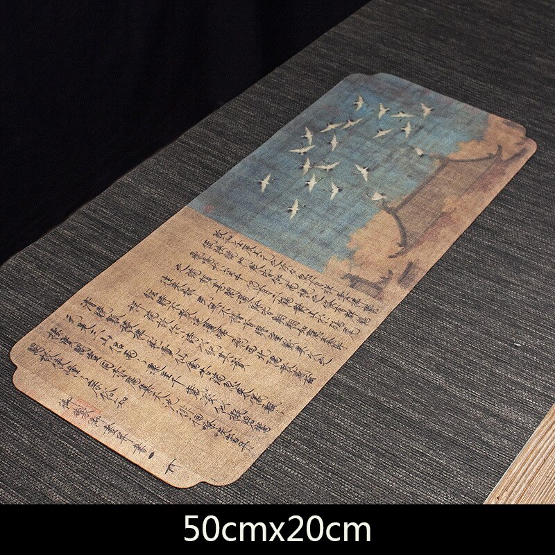Tea Towel Absorbent Zen Chinese Style Vintage Tea Art Tea Cloth Tea Mat Kung Fu Tea Set Tea Ceremony Utensils Tea Napkin: 07