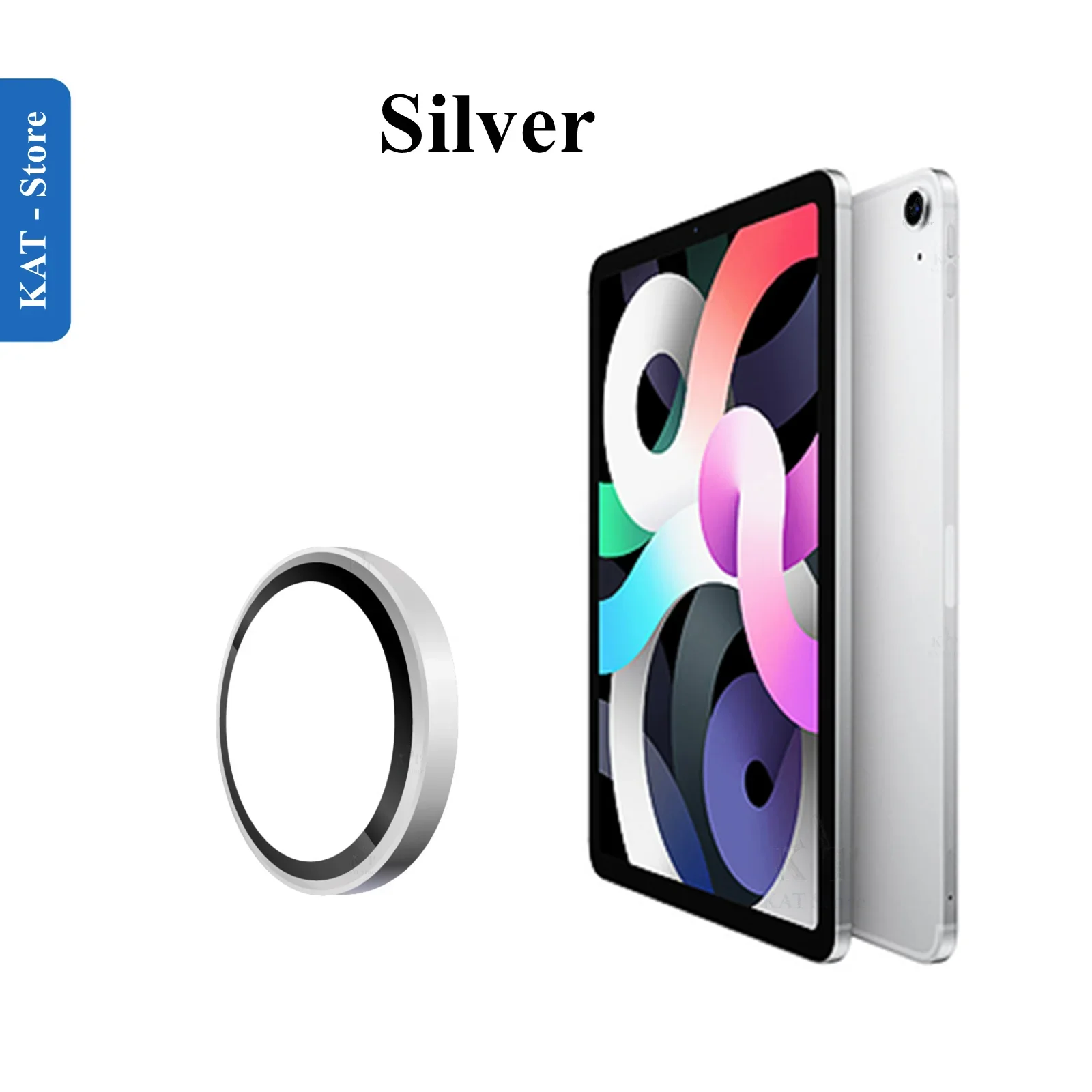 1 Stück Kameraobjektivschutz für Ipad 11. 10 / Luft 5 / Luft 4 10.9 Mini 6 8.3 11 Zoll 2025 Rückfahrkamera-Rahmenschutzhülle: Beige / bündeln3